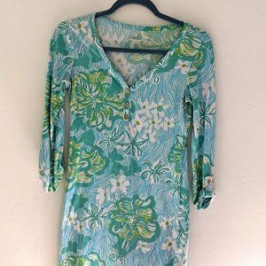 Lilly Pulitzer Green Palmetto Dress XS